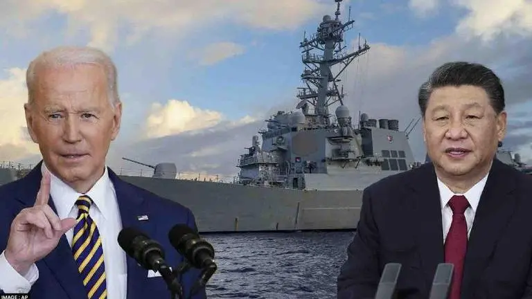 Chinese warship nearly collides with US vessel in Taiwan Strait, Beijing defends move China