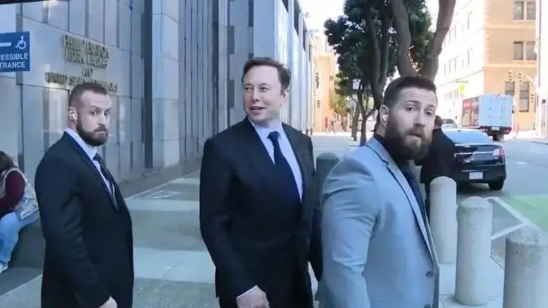 Musk's bodyguard duo steals the spotlight, netizens say they seem ready 'for any threat' Elon Musk