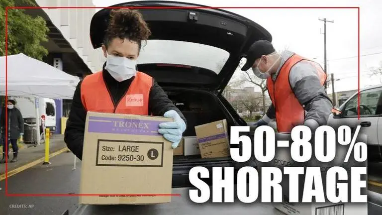 COVID-19: World's largest glove manufacturer faces shortage as demand increases COVID-19