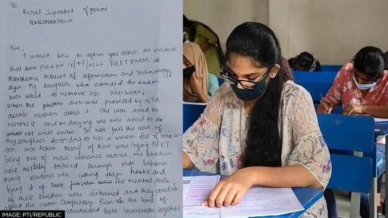 After female NEET candidate asked to remove innerwear, Twitterati