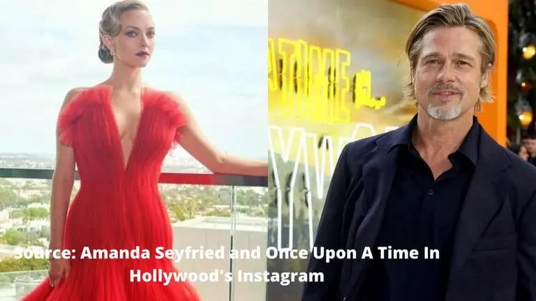 Oscars 2021: Amanda Seyfried thanks Brad Pitt for pronouncing her name correctly Source: Amanda Seyfried and Once Upon A Time In Hollywood's Instagram
