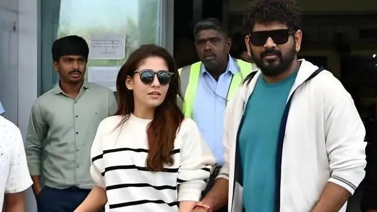 Nayanthara-Vignesh Shivan visit Kumbakonam temple post twins' name announcement Nayanthara