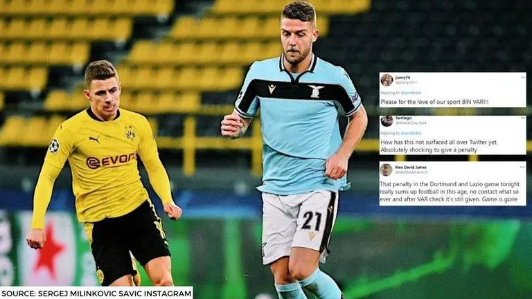 Lazio penalty vs Dortmund branded by fans as one of the worst decisions in UCL history dortmund vs lazio