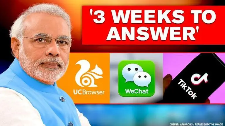 Centre poses 79 questions to 59 banned Chinese apps; gives 3 weeks' time to respond Chinese apps
