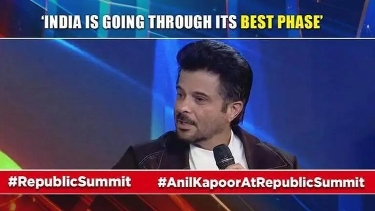Republic Summit 2019 | Anil Kapoor says, 'India is going through its best phase' Anil
