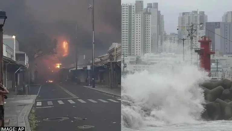 New satellite images show devastating impact of Maui wildfires & Typhoon Khanun on Earth Maui wildfires