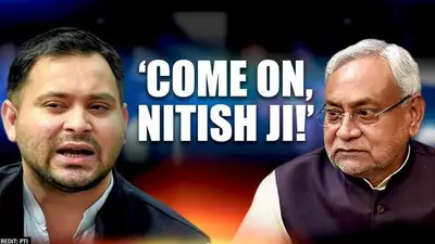 Tejashwi dares Bihar CM Nitish to 'breathalyze' his leaders after DGP & Manjhi's remarks Tejashwi Yadav