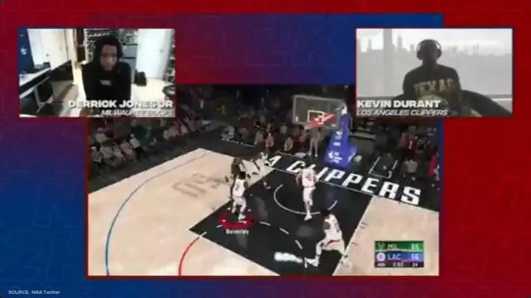 NBA 2k tournament results: Kevin Durant loses, Patrick Beverley's trash-talking continues nba 2k tournament results