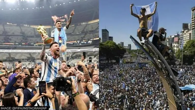 Watch: Startling video of Argentina fans rejoicing World Cup win at Obelisk, Buenos Aires Argentina
