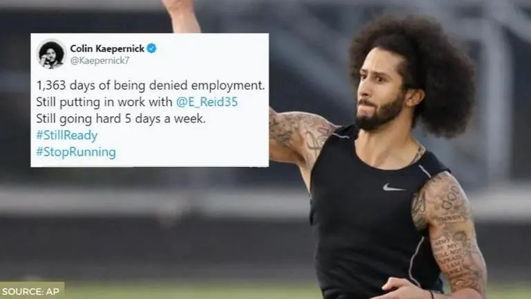 Colin Kaepernick calls out NFL for denying him employment, pairs it with workout montage Colin Kaepernick