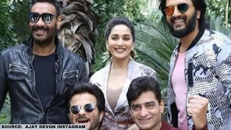 Ajay Devgn's photos from the sets of the film 'Total Dhamaal' Ajay Devgn