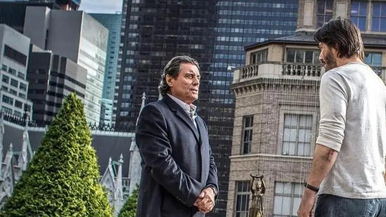 Ian McShane and Keanu Reeves