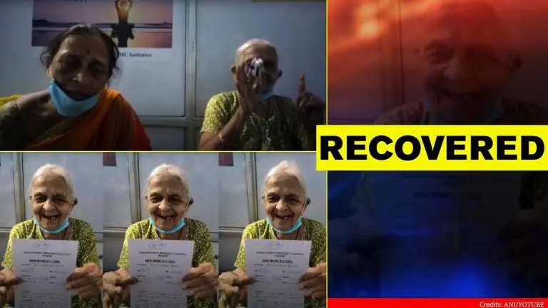 Good News:106-year-old Maharashtra woman defeats COVID-19; hospital staff gives farewell Good News