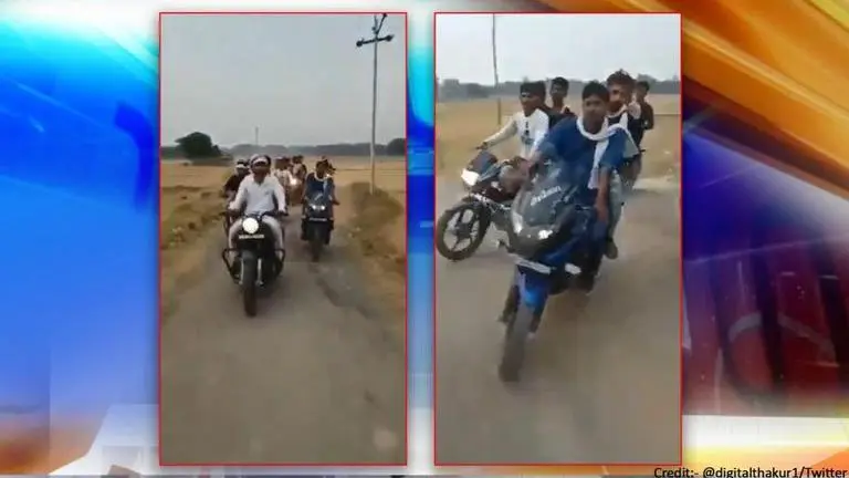 New Amethi pradhan plays song promising 'Naya Pakistan' in victory procession, arrested Screengrab of Imran Khan's bike rally.