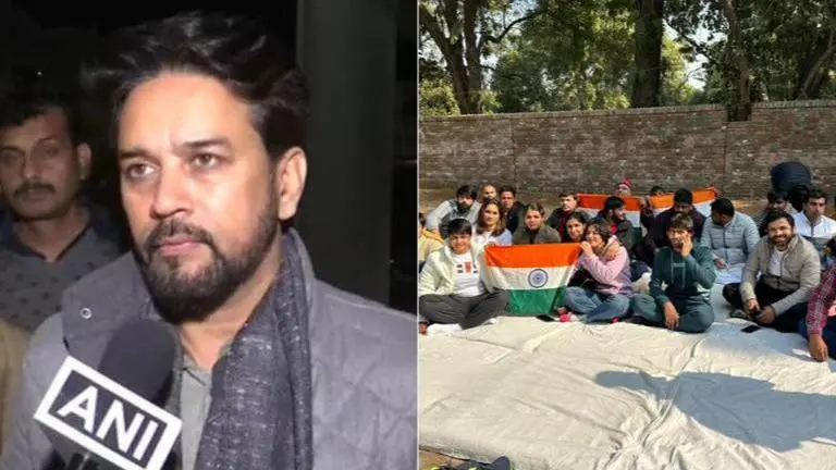 Sports Minister Anurag Thakur on wrestlers protest: 'WFI have 72 hours to reply to notice' Anurag Thakur