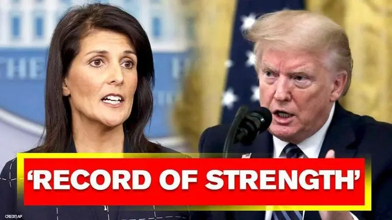 Nikki Haley says Donald Trump has 'record of success', Joe Biden of 'failure' Nikki Haley