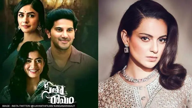 'Spectacular': Kangana Ranaut impressed by Mrunal Thakur's 'Sita Ramam' act; pens note Kangana Ranaut, Sita Ramam