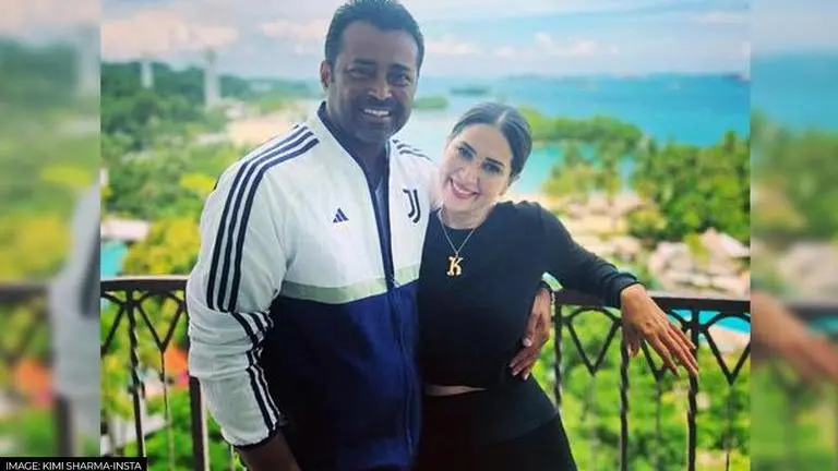 Kim Sharma celebrates loved-filled anniversary with beau Leander Paes in romantic post kim sharma
