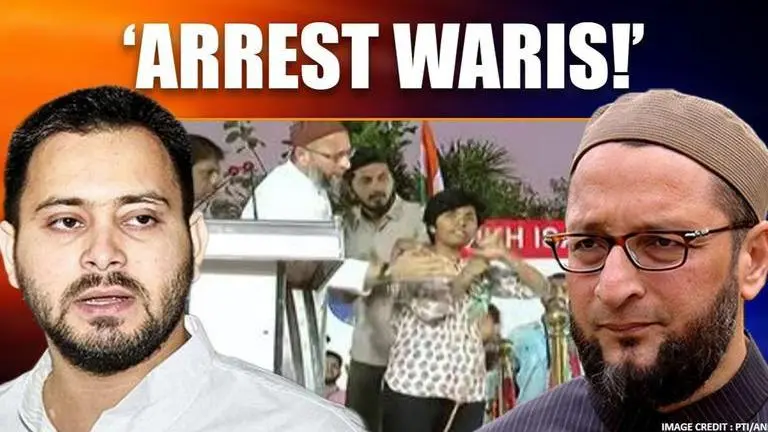 Tejashwi Yadav demands Waris Pathan's arrest, calls AIMIM, 'BJP-aligned extremists' Tejashwi