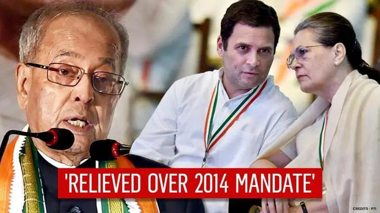 Congress didn't see charismatic leadership's end: Pranab Mukherjee's book on 2014 mandate Congress