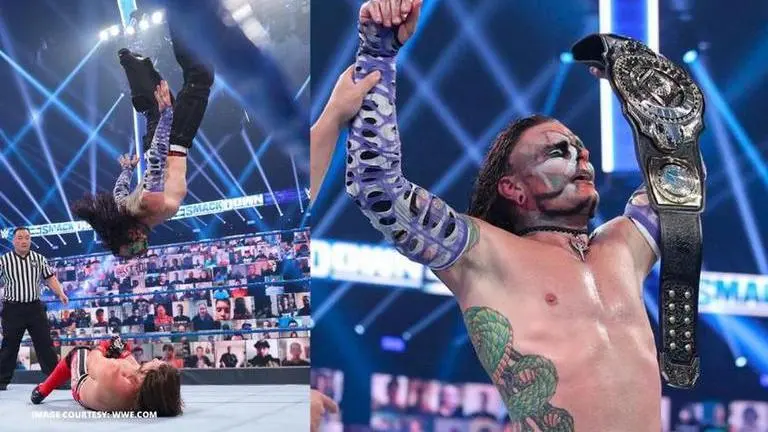 Jeff Hardy bests AJ Styles to become the new WWE Intercontinental Champion on SmackDown Jeff Hardy