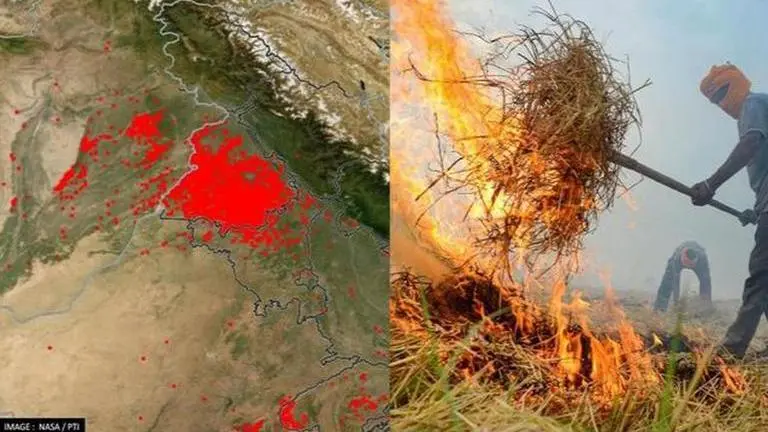 NASA satellites present grave picture of stubble burning incidents across Punjab Stubble burning
