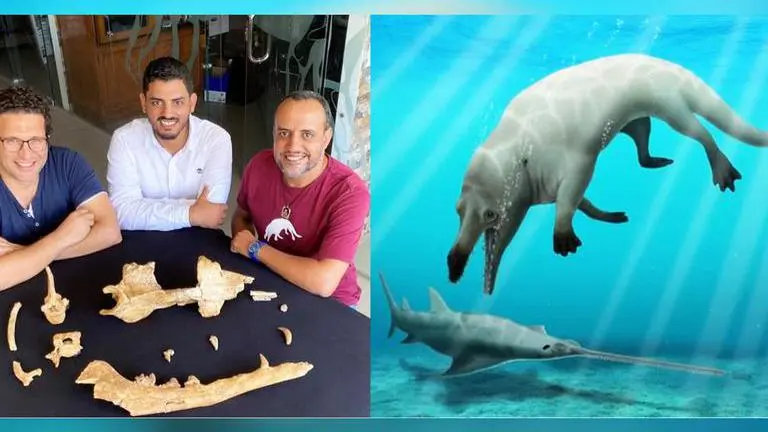 43 million years old fossil of ancient four-legged whale found in Egypt Egypt