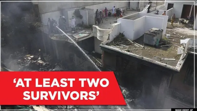 Pakistan civil aviation officials say at least 2 survived plane crash near Karachi