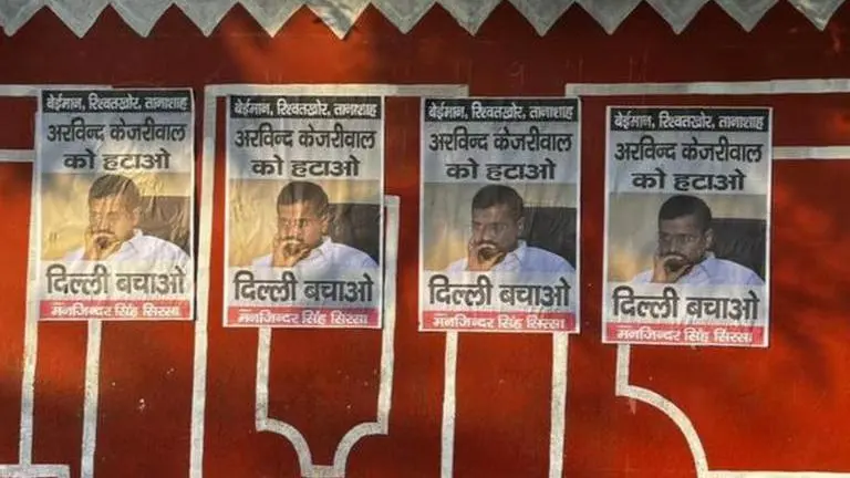 Anti-Modi vs Anti-Kejriwal poster war in Delhi: Face-off escalates between BJP & AAP Narendra Modi