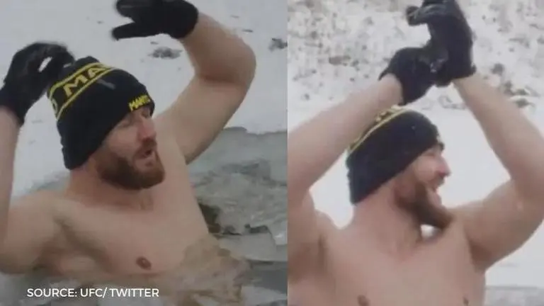 Jan Blachowicz shocks fans by taking a dive in freezing lake for recovery ahead of UFC 259 Jan Blachowicz