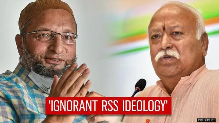 AIMIM's Owaisi slams RSS chief Mohan Bhagwat's 'patriotism basic nature of Hindus' remark Mohan Bhagwat