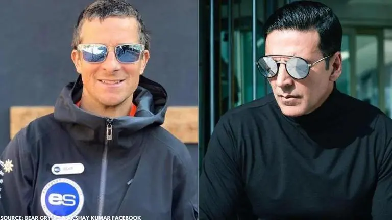 Akshay Kumar's 'mad' adventure with Bear Grylls to premiere on small screen soon Akshay Kumar