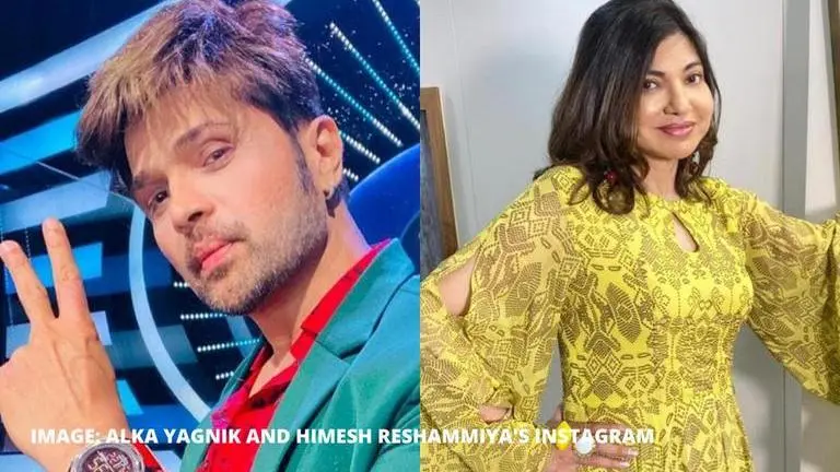 Himesh Reshammiya and Alka Yagnik