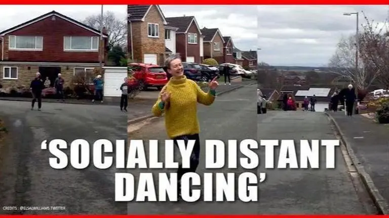 Coronavirus: Socially Distant Dance on the streets of UK, netizens in splits