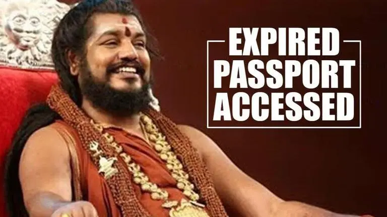 ACCESSED: This is the expired passport of rape-accused Nithyananda Nithyananda