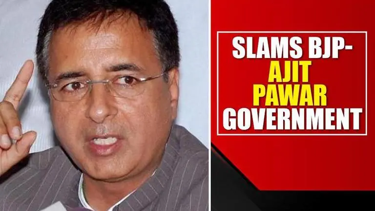Cong spokesperson Randeep Surjewala terms SC mandate a slap to the BJP-Ajit Pawar alliance Congress