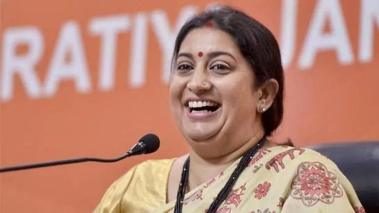 Smriti Irani interacts Bal Shakti Puraskar recipients