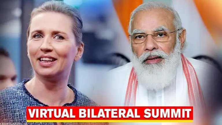 PM Modi & Denmark Prime Minister Mette Frederiksen to hold virtual bilateral summit today PM Modi