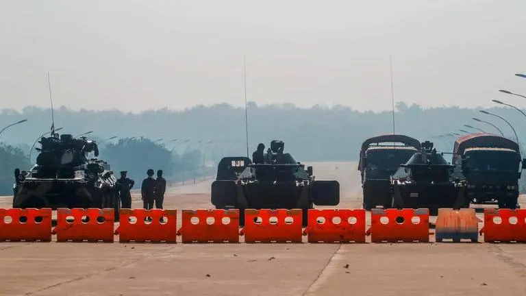 Myanmar restaurant in Bangkok promotes anti-coup activity