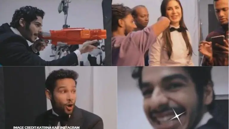 Katrina Kaif shares a hilarious BTS video of the shenanigans from 'Phone Bhoot' sets Katrina Kaif
