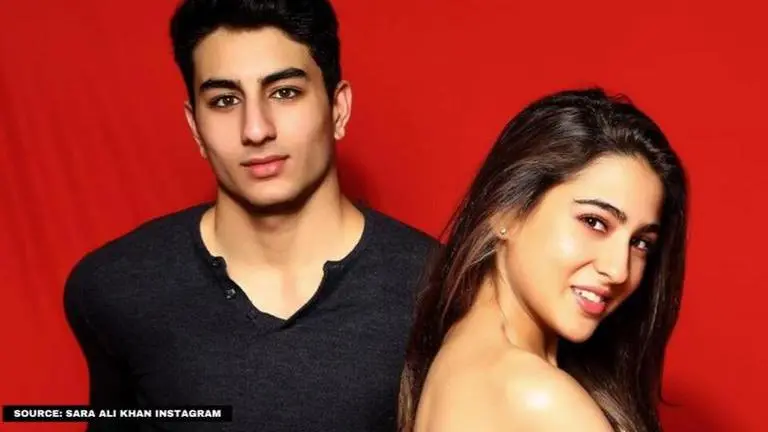 Unseen Pic of The Day: Sara Ali Khan & Ibrahim Ali Khan look cute as button in 2005 pic sara ali khan