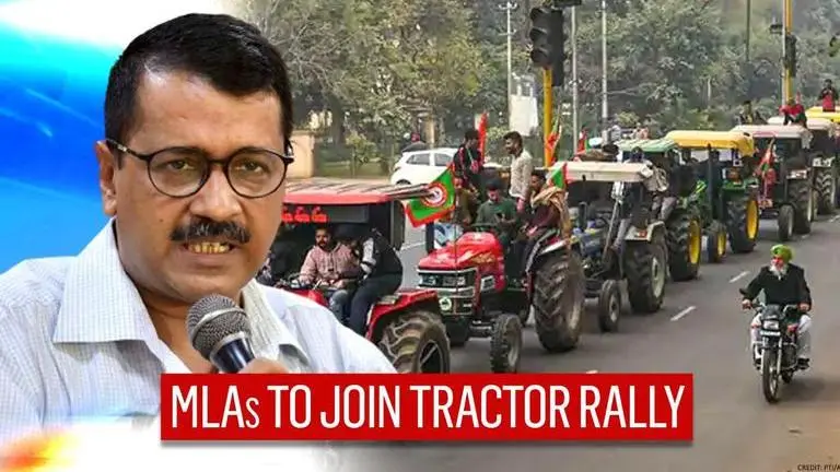 All Punjab AAP MLAs to move to Delhi on January 25 on tractors to support farmers' parade Aam Aadmi Party