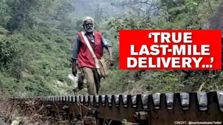 Netizens laud Tamil Nadu postman who walked 15 kms everyday to deliver mail to people Postman