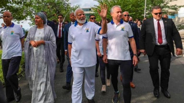 PM Modi's yoga event in US: Enthusiasm and celebration overflowed ...