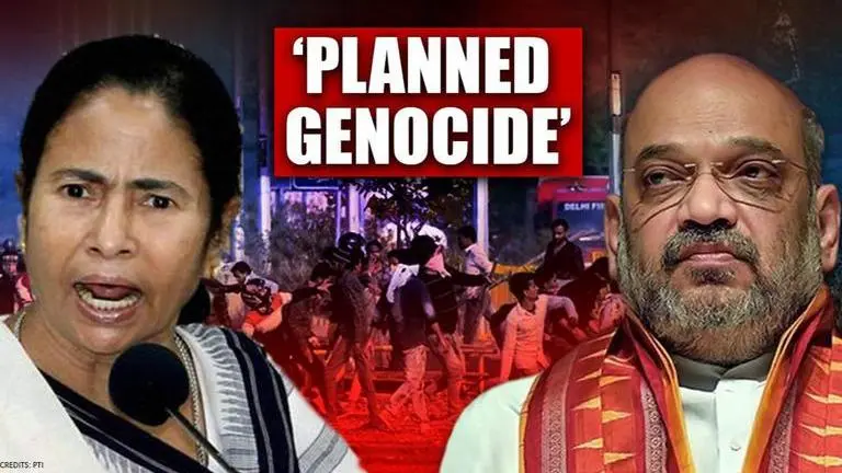 CM Mamata calls Delhi violence 'planned genocide'; TMC delegation to visit riot-hit areas Mamata