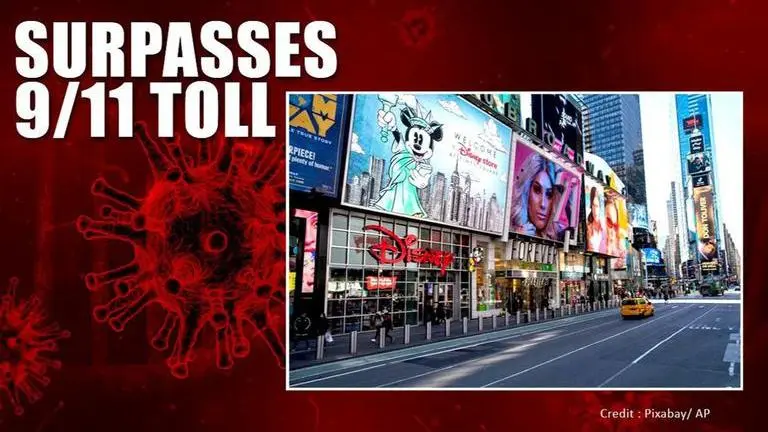 Coronavirus: NYC death toll surpasses 9/11 fatalities; US cases soar to 395,675 Coronavirus
