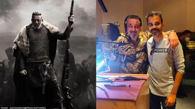 Sanjay Dutt praises KGF Chapter 2 director Prashanth Neel, calls him 'Captain of the ship' sanjay dutt, prashant neel, sanjay dutt in kgf, kgf 2 poster, sanjay dutt prashanth neel photos