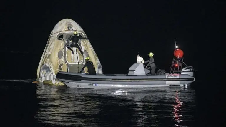 NASA reveals reason behind scheduling Crew-1 splashdown during night SpaceX