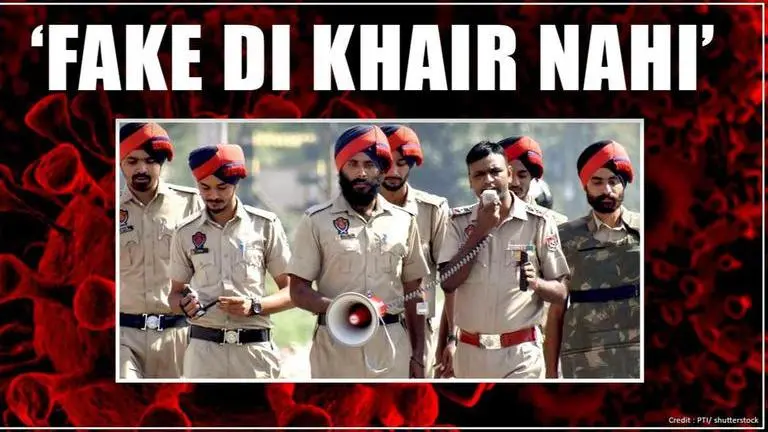 Punjab Police launches 'Fake Di Khair Nahi' campaign to control rumours about Coronavirus Punjab