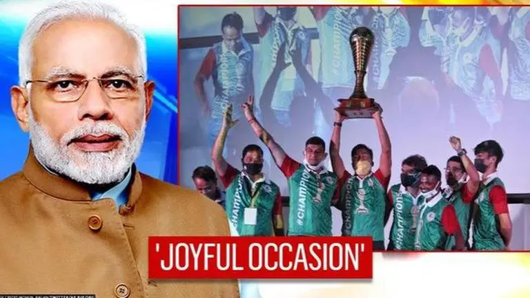 PM Modi congratulates Mohun Bagan on I-League win as the club gets trophy after 6 months PM Modi